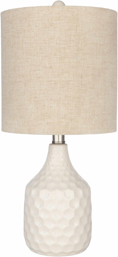 Gulmarrad Textured Ivory Ceramic Table Lamp - Quahog Bay Bedding