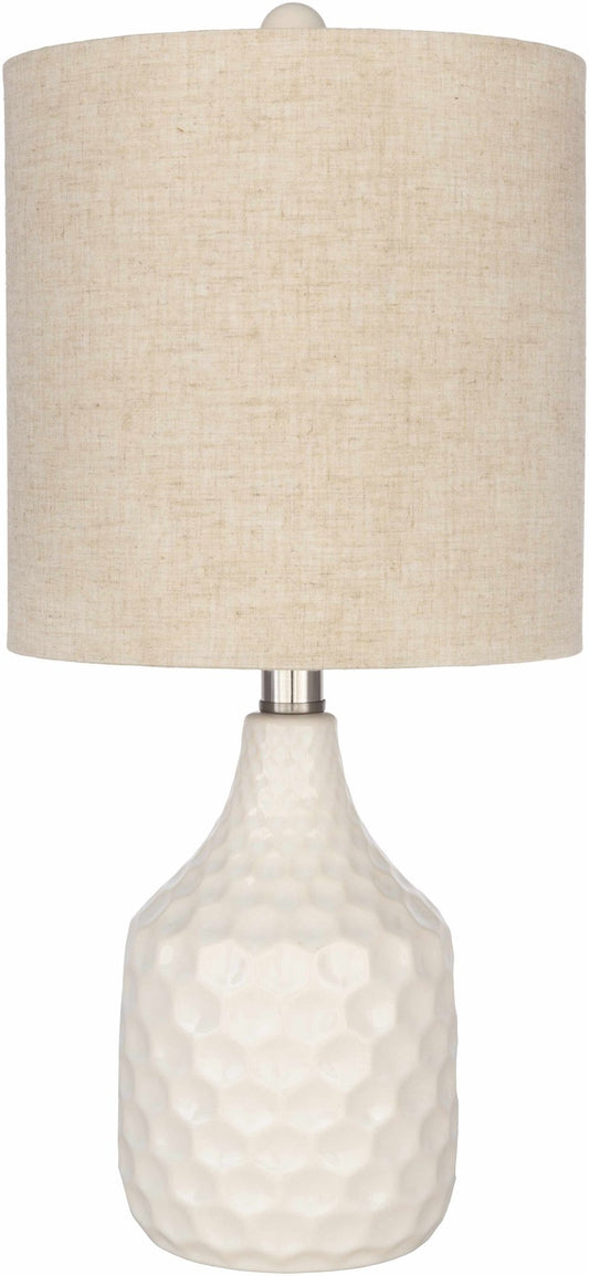 Gulmarrad Textured Ivory Ceramic Table Lamp - Quahog Bay Bedding
