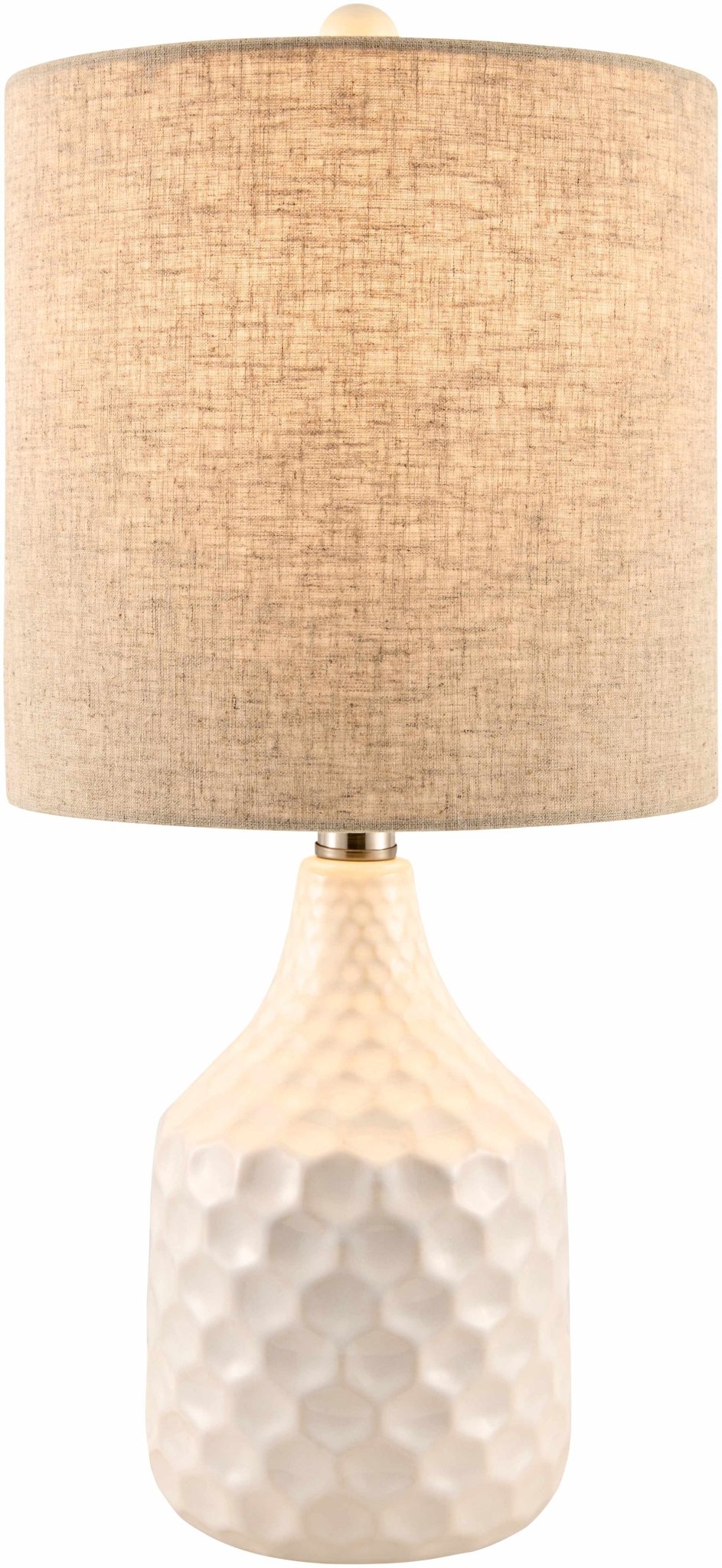 Gulmarrad Textured Ivory Ceramic Table Lamp - Quahog Bay Bedding