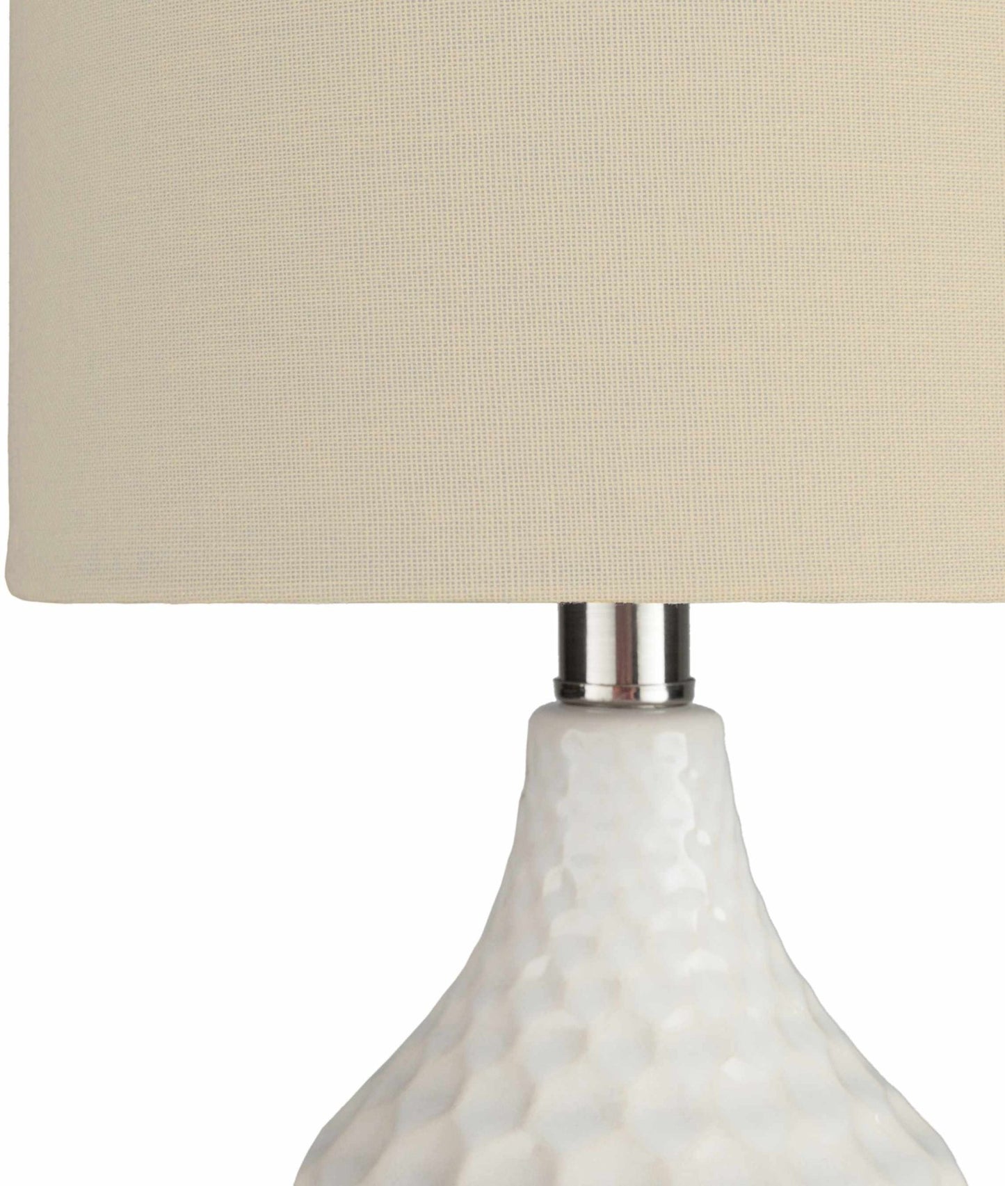 Gulmarrad Textured Ivory Ceramic Table Lamp - Quahog Bay Bedding