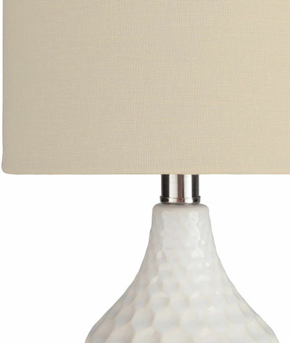 Gulmarrad Textured Ivory Ceramic Table Lamp - Quahog Bay Bedding