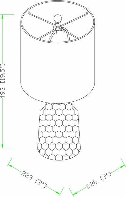 Gulmarrad Textured Ivory Ceramic Table Lamp - Quahog Bay Bedding