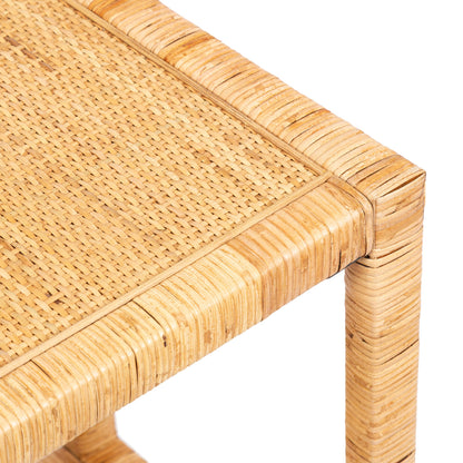 Rafina Rectangular Rattan Side Table