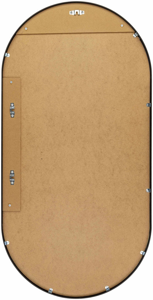 Hagenburg Black Iron Frame Mirror - Quahog Bay Bedding