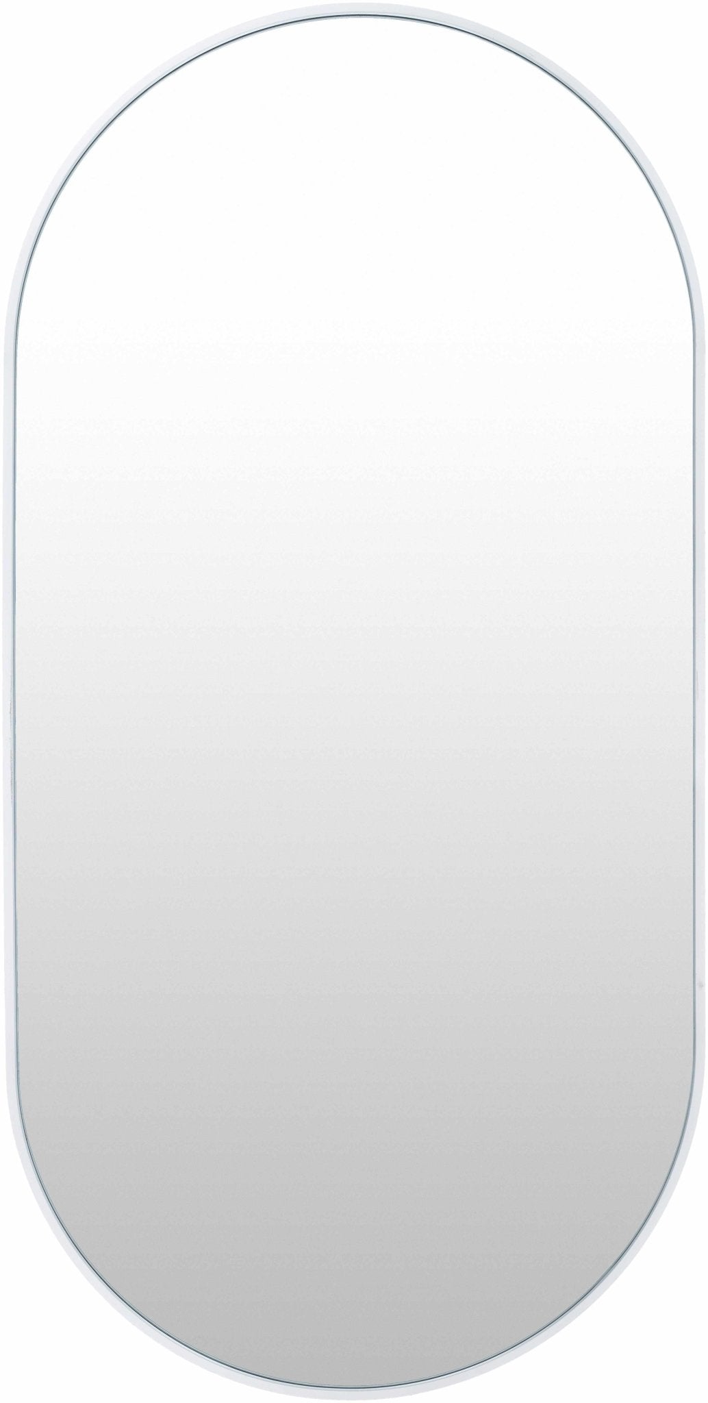 Hagenburg White Iron Frame Mirror - Quahog Bay Bedding