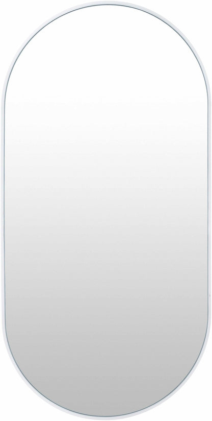 Hagenburg White Iron Frame Mirror - Quahog Bay Bedding