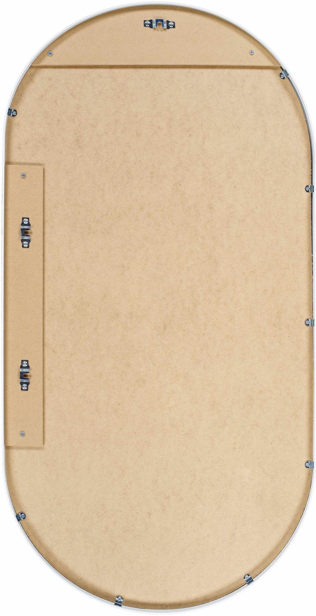 Hagenburg White Iron Frame Mirror - Quahog Bay Bedding