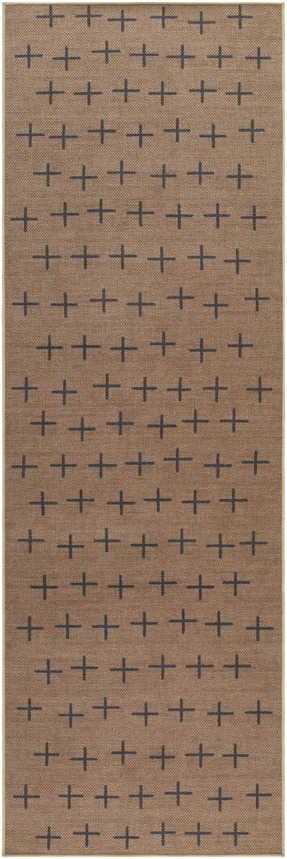 Haimi Black Washable Jutely Rug - Quahog Bay Bedding