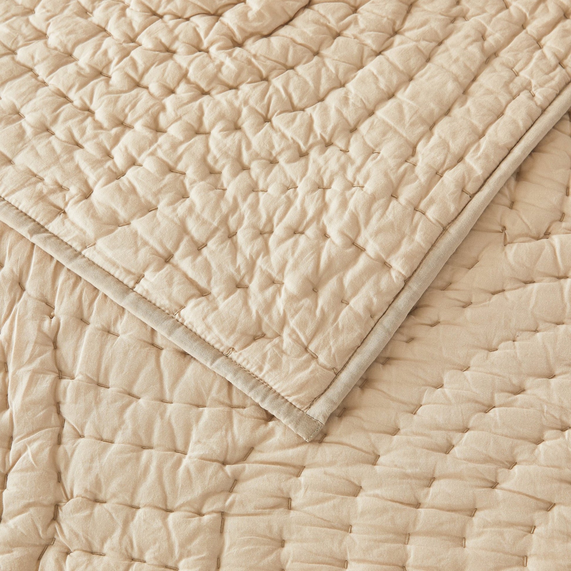 Halo Cotton Voile Hand Stitched Quilt Set - Quahog Bay Bedding