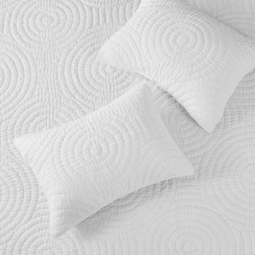 Halo Cotton Voile Hand Stitched Quilt Set - Quahog Bay Bedding