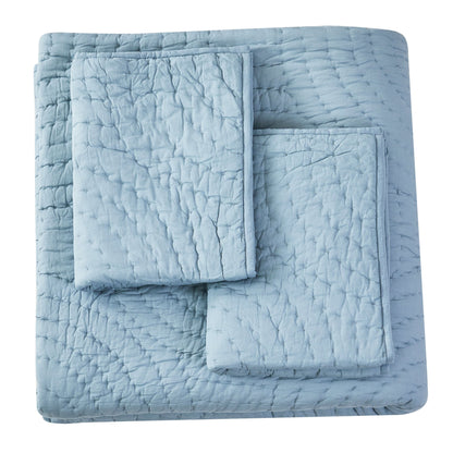 Halo Cotton Voile Hand Stitched Quilt Set - Quahog Bay Bedding