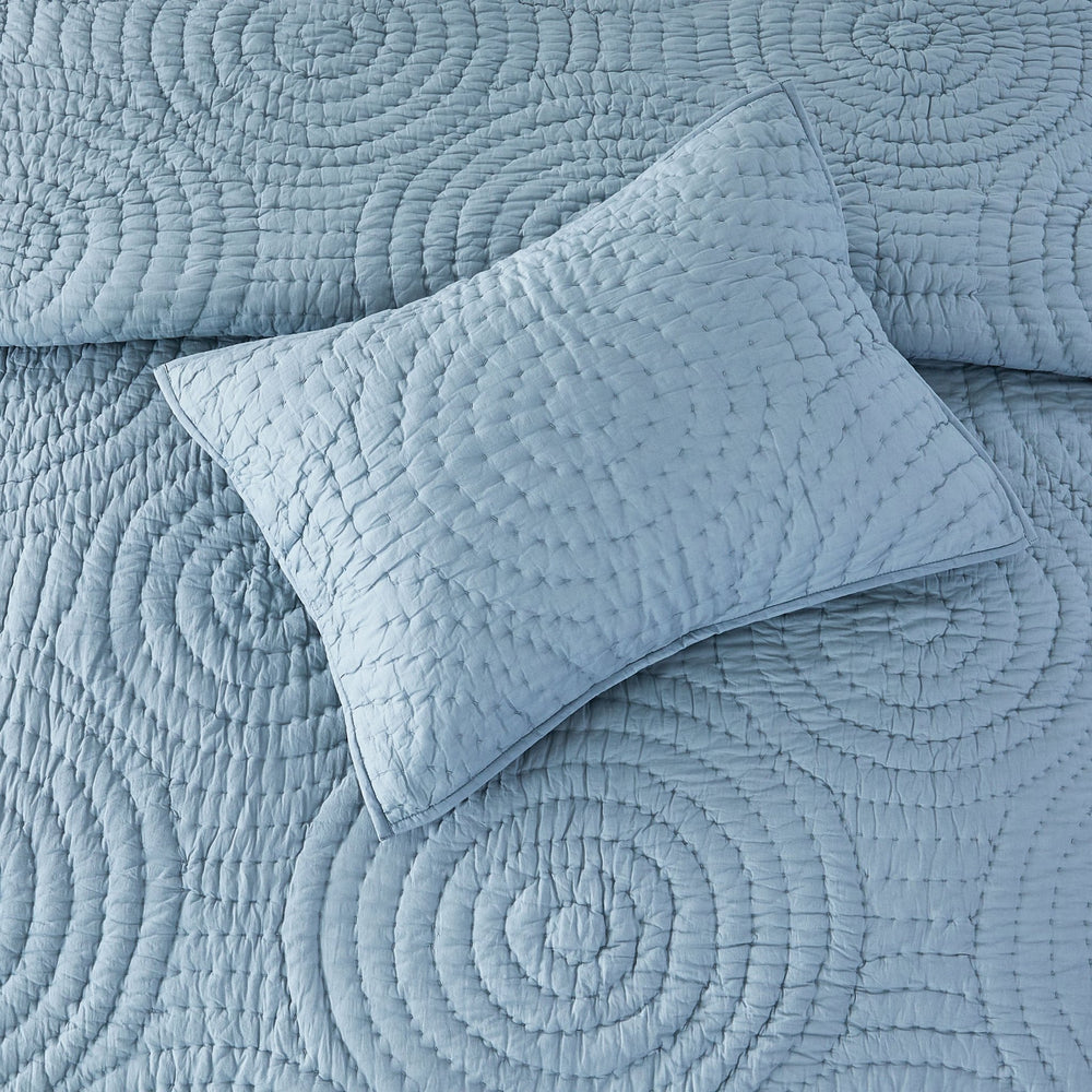 Halo Cotton Voile Hand Stitched Quilt Set - Quahog Bay Bedding