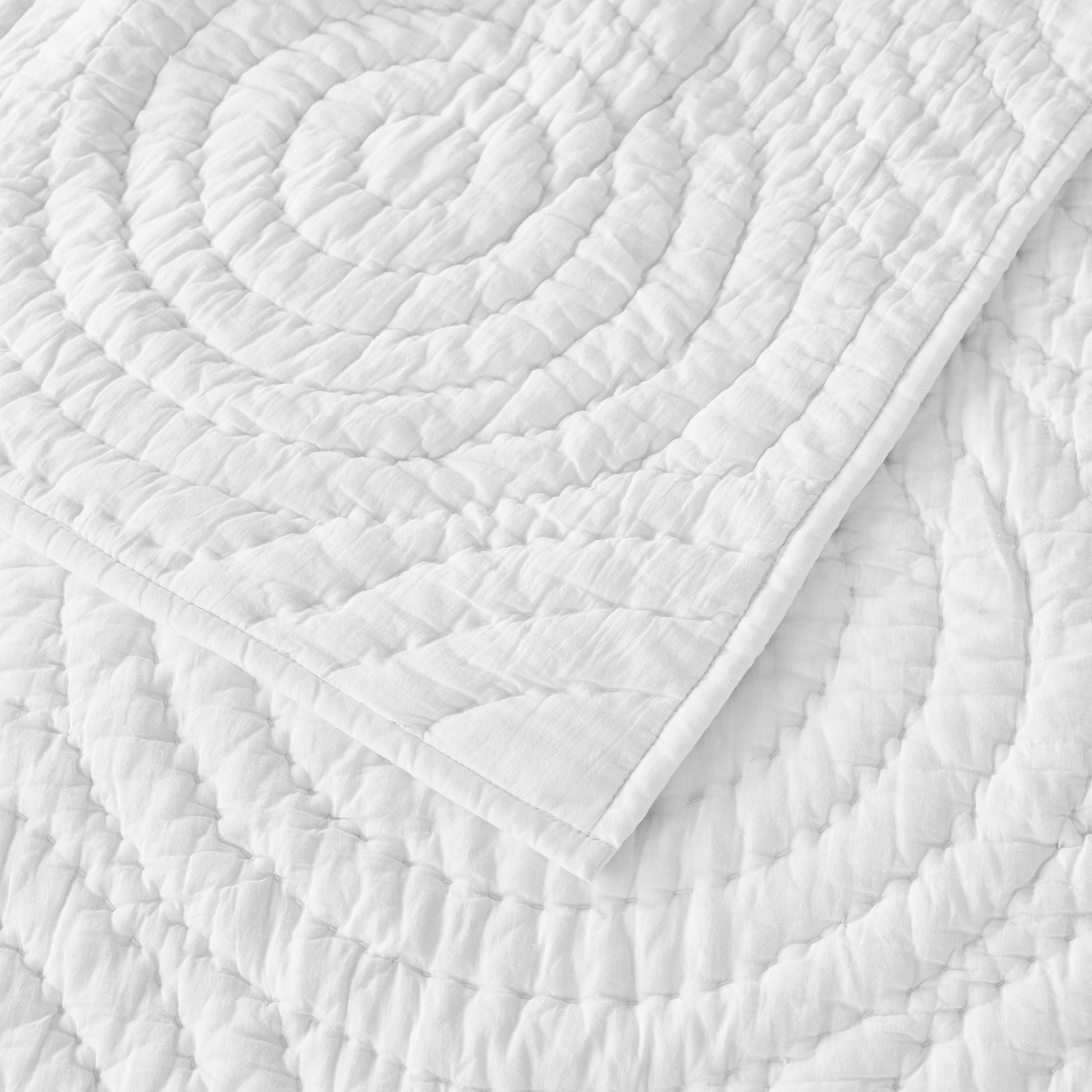 Halo Cotton Voile Hand Stitched Quilt Set - Quahog Bay Bedding