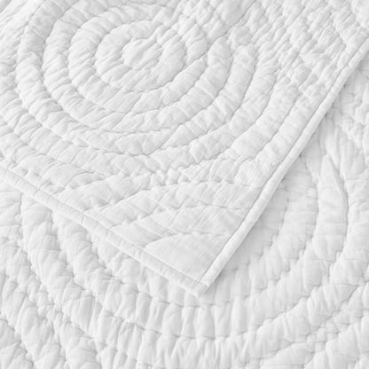 Halo Cotton Voile Hand Stitched Quilt Set - Quahog Bay Bedding