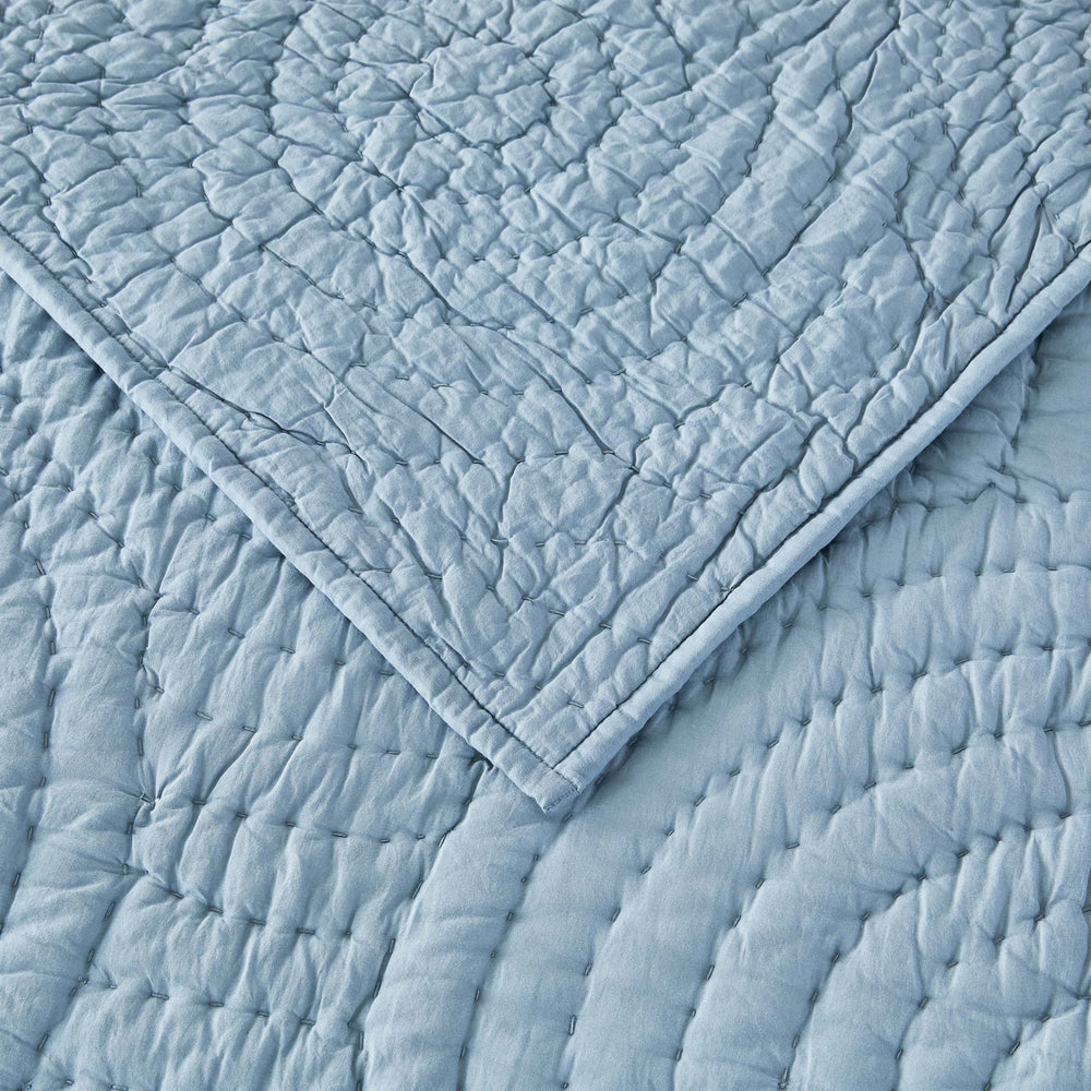 Halo Cotton Voile Hand Stitched Quilt Set - Quahog Bay Bedding