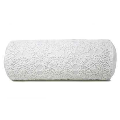 Hand Made Crochet Cotton Neckroll Pillow - Quahog Bay Bedding