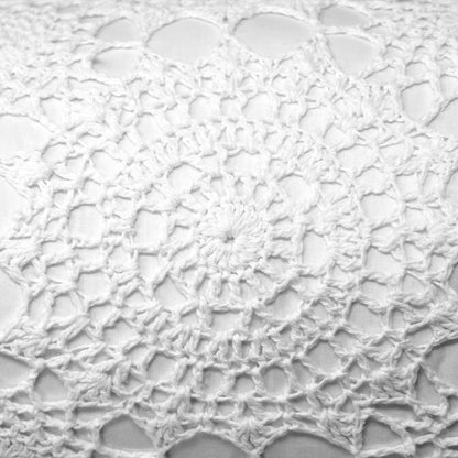 Hand Made Crochet Cotton Neckroll Pillow - Quahog Bay Bedding