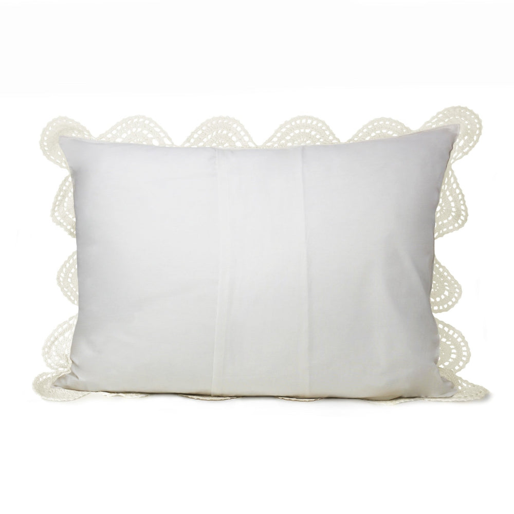 Hand Made Crochet Cotton Pillow Sham Pairs - Quahog Bay Bedding