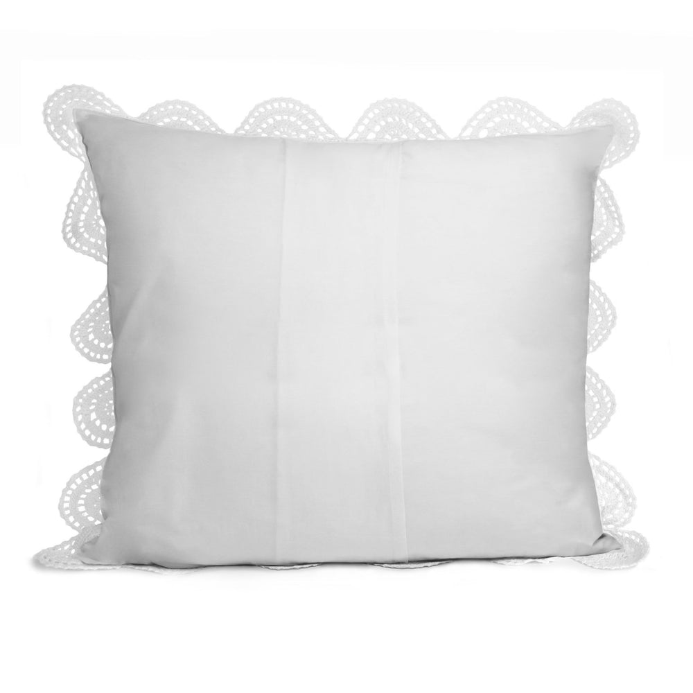 Hand Made Crochet Cotton Pillow Sham Pairs - Quahog Bay Bedding