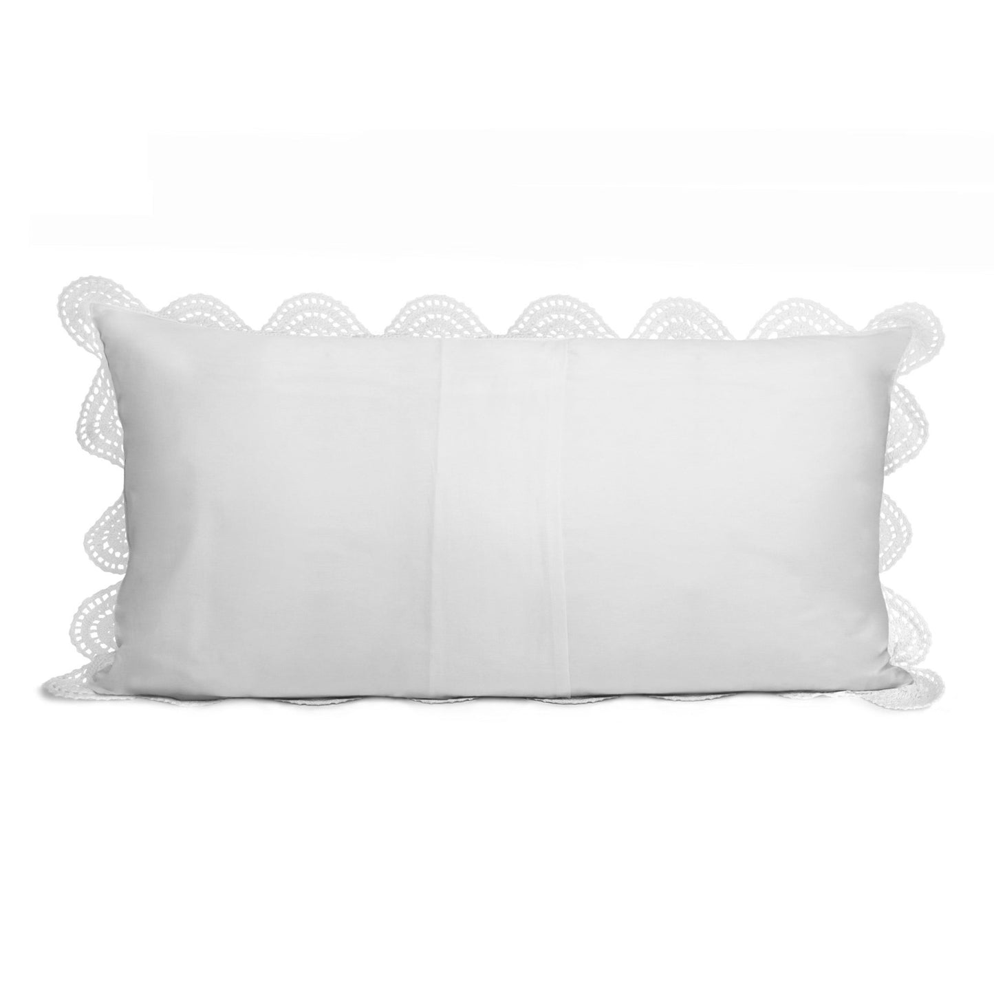 Hand Made Crochet Cotton Pillow Sham Pairs - Quahog Bay Bedding