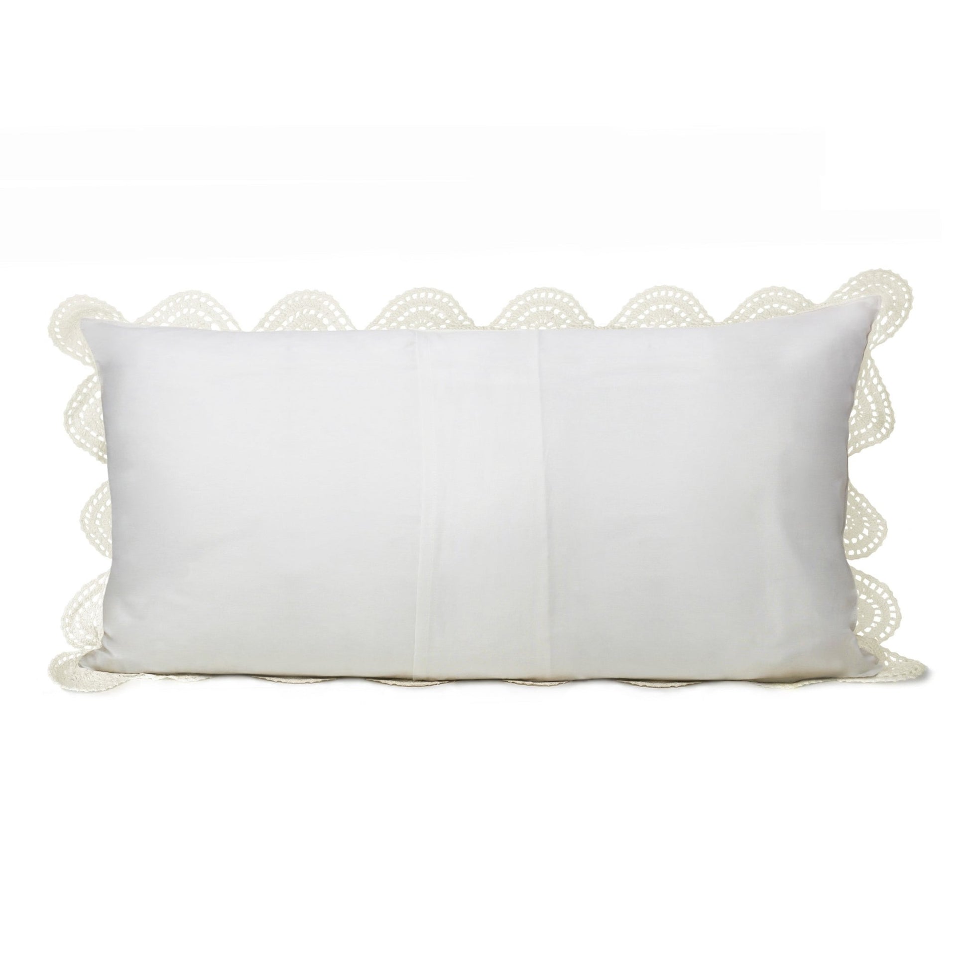 Hand Made Crochet Cotton Pillow Sham Pairs - Quahog Bay Bedding