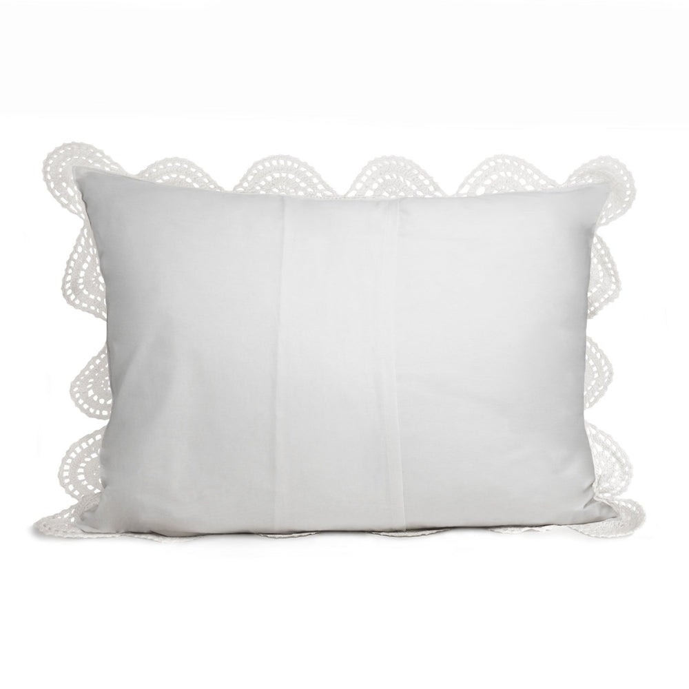 Hand Made Crochet Cotton Pillow Sham Pairs - Quahog Bay Bedding