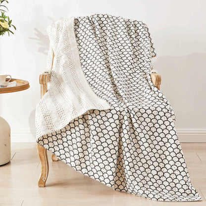 Hand Stitched Block Print Kantha Throws - Quahog Bay Bedding