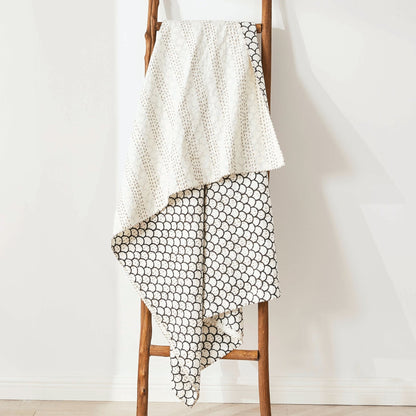 Hand Stitched Block Print Kantha Throws - Quahog Bay Bedding