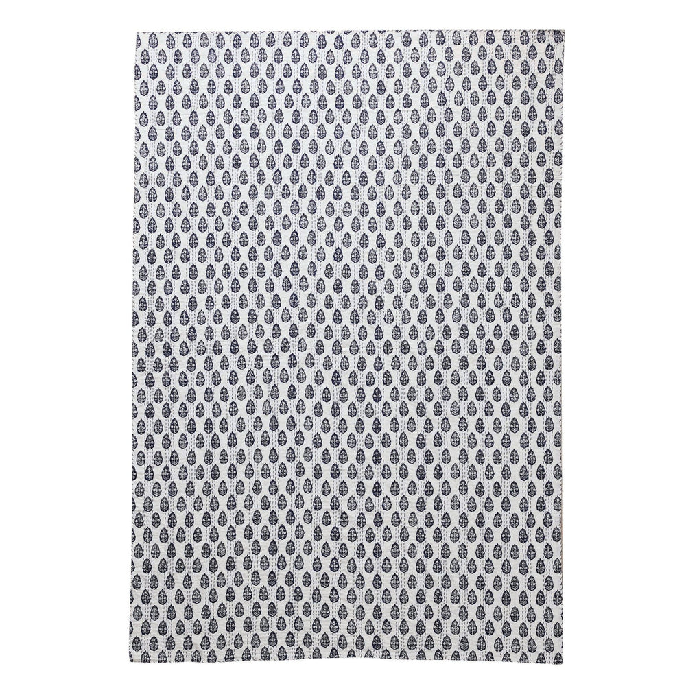 Hand Stitched Block Print Kantha Throws - Quahog Bay Bedding