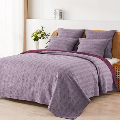 Hand Stitched Reversible Kantha Coverlets - Quahog Bay Bedding