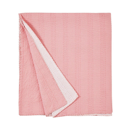 Hand Stitched Reversible Kantha Coverlets - Quahog Bay Bedding