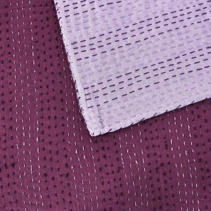 Hand Stitched Reversible Kantha Coverlets - Quahog Bay Bedding