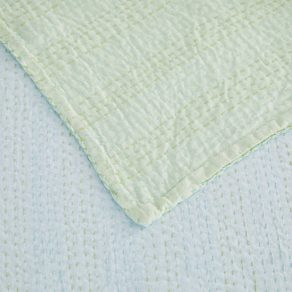 Hand Stitched Reversible Kantha Throws - Quahog Bay Bedding