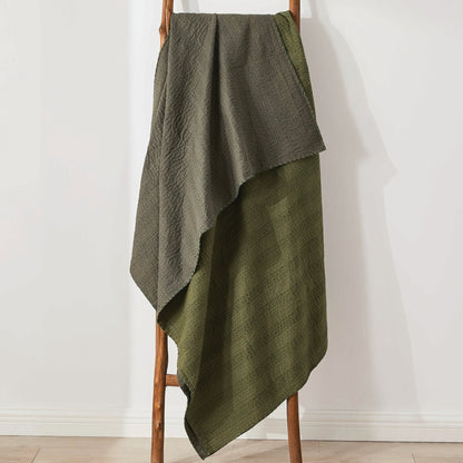 Hand Stitched Reversible Kantha Throws - Quahog Bay Bedding