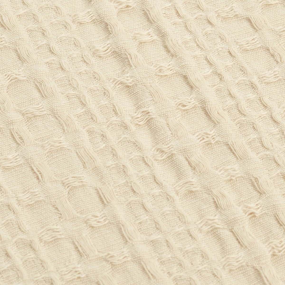 Haniya Solid Waffle Woven Cotton Textured Duvet Cover Set - Quahog Bay Bedding