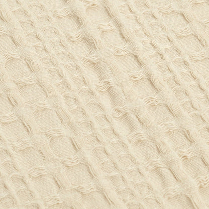 Haniya Solid Waffle Woven Cotton Textured Duvet Cover Set - Quahog Bay Bedding