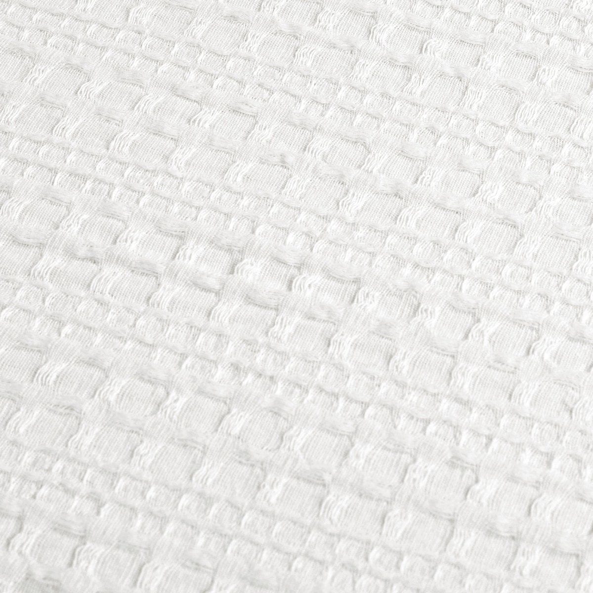 Haniya Solid Waffle Woven Cotton Textured Duvet Cover Set - Quahog Bay Bedding