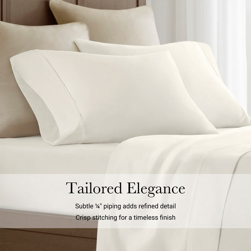 Harbor House 100% Egyptian Cotton Sateen Sheet Set - 400TC - Quahog Bay Bedding