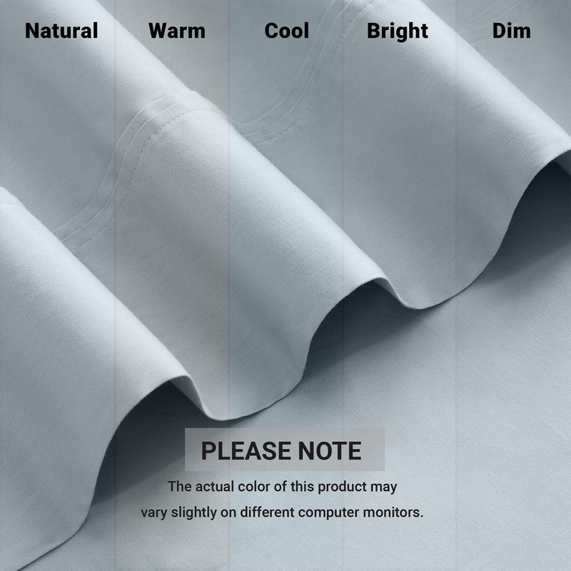 Harbor House 100% Egyptian Cotton Sateen Sheet Set - 400TC - Quahog Bay Bedding