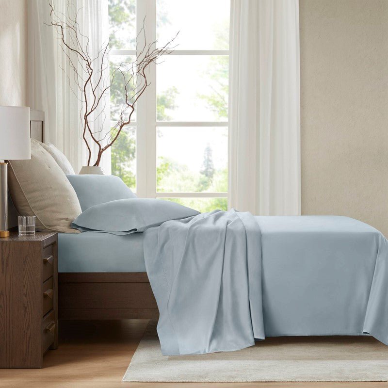 Harbor House 100% Egyptian Cotton Sateen Sheet Set - 400TC - Quahog Bay Bedding