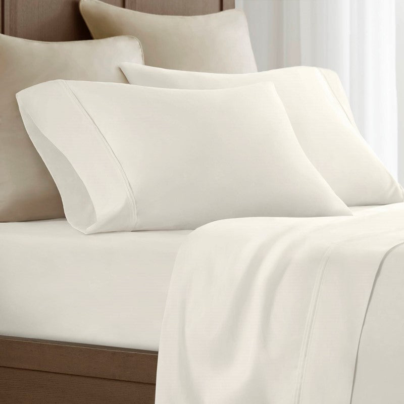 Harbor House 100% Egyptian Cotton Sateen Sheet Set - 400TC - Quahog Bay Bedding