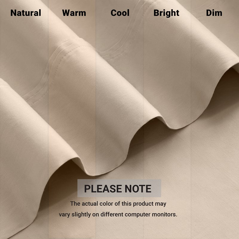 Harbor House 100% Egyptian Cotton Sateen Sheet Set - 400TC - Quahog Bay Bedding