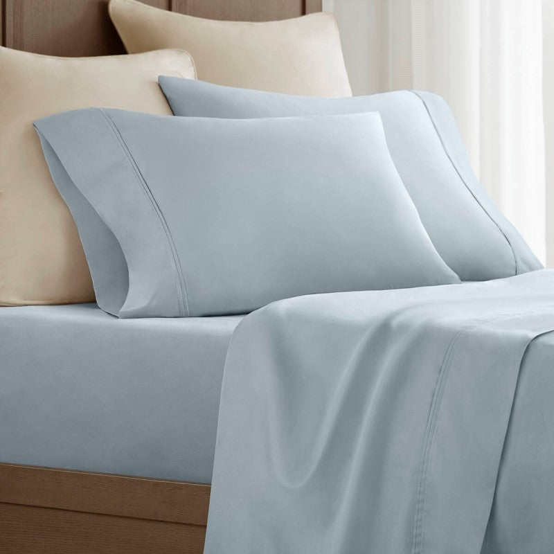 Harbor House 100% Egyptian Cotton Sateen Sheet Set - 400TC - Quahog Bay Bedding