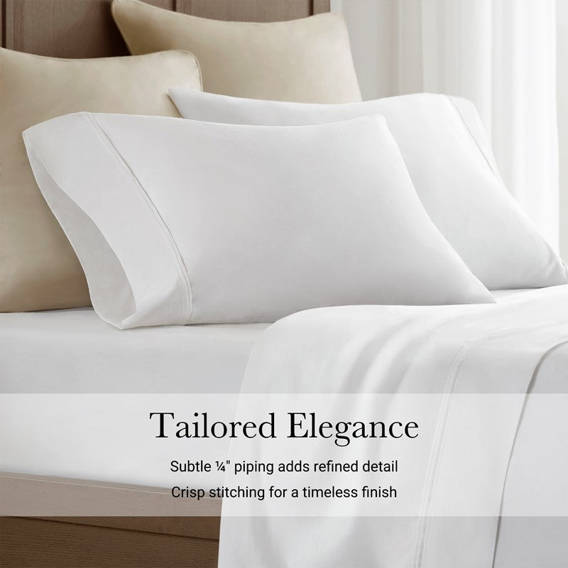 Harbor House 100% Egyptian Cotton Sateen Sheet Set - 400TC - Quahog Bay Bedding