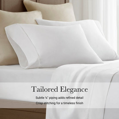 Harbor House 100% Egyptian Cotton Sateen Sheet Set - 400TC - Quahog Bay Bedding