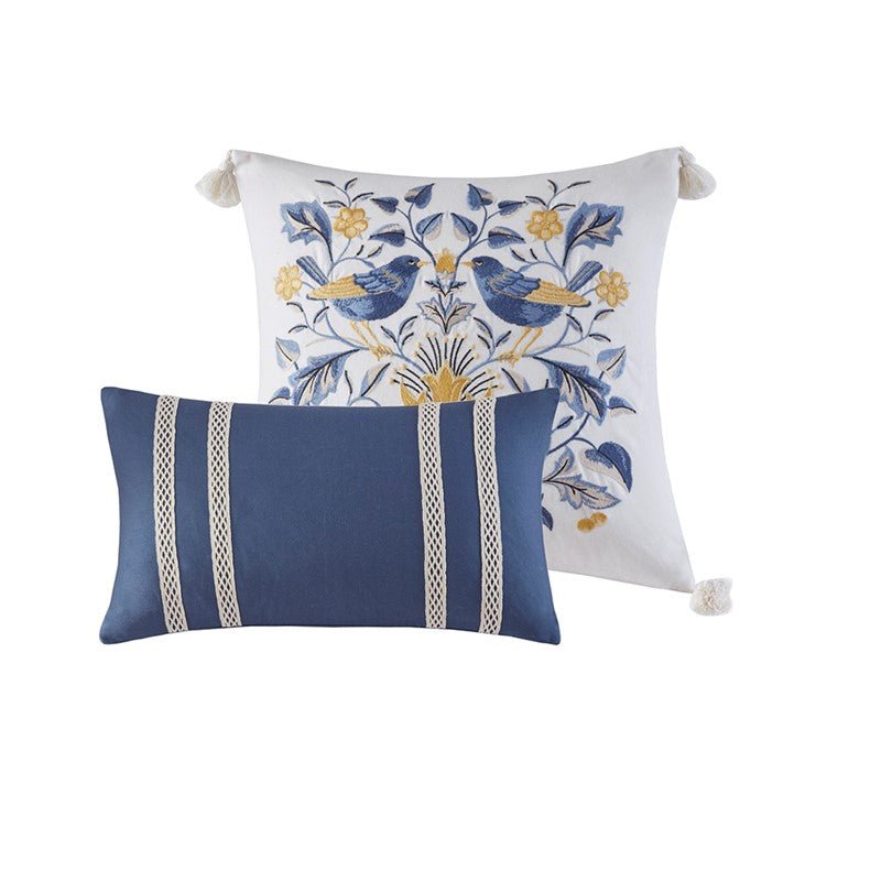 Harbor House Livia Nautical And Coastal Comforter Set - Cotton - 6PC - Quahog Bay Bedding