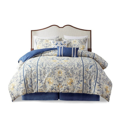 Harbor House Livia Nautical And Coastal Comforter Set - Cotton - 6PC - Quahog Bay Bedding