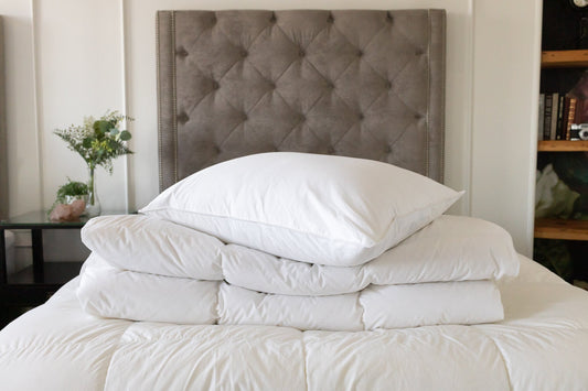 Harmony Comforter - Luxury American Made 300TC 100% Cotton Down - Quahog Bay Bedding