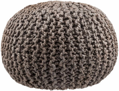Hauenstein Knitted Jute Pouf - Quahog Bay Bedding