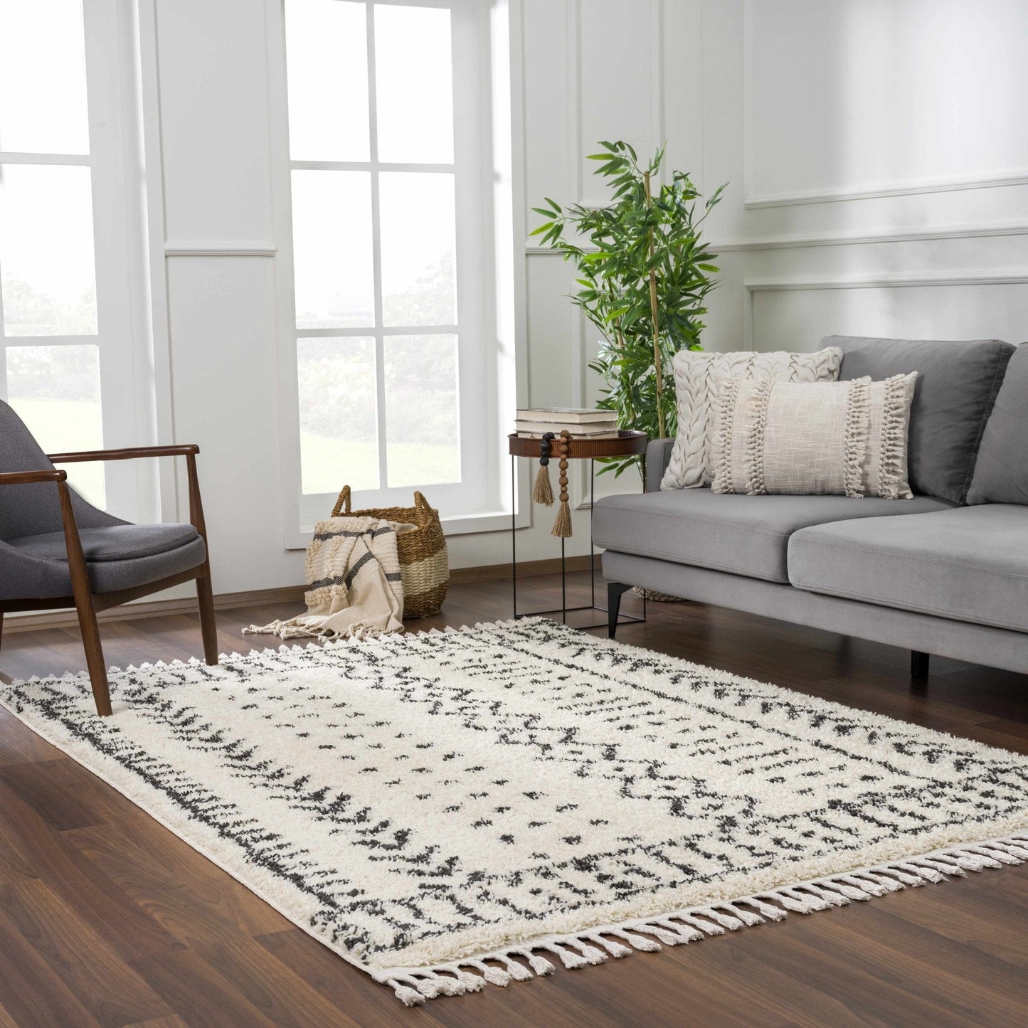 Hauppauge Berber Shag Carpet - Quahog Bay Bedding